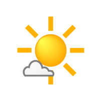 recht sonnig
